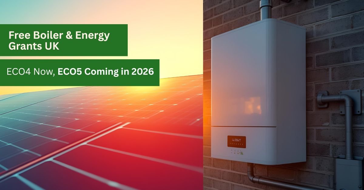 Free Boiler & Energy Grants UK ECO4 Now, ECO5 Coming in 2026
